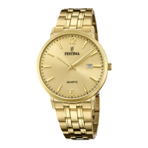 Festina Herrenuhr Klassik in Gold