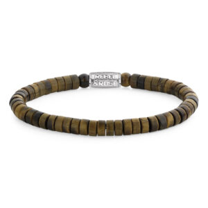 Rebel&Rose Armband für Herren Slices Tiger Lily braun