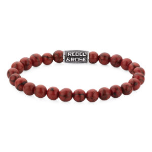 Rebel&Rose Herren Armband Red Delight Vintage