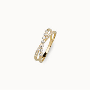 Diara Studios Harmony Ring mit Diamant in 585er Gelbgold
