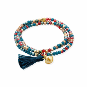 Marina Garcia ´ZEN Armband multicolor mit Glöckchen Anhänger