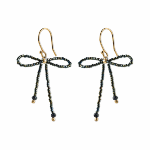 a Beautiful Story Ohrringe schwarzer Onyx