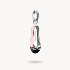 Thomas Sabo Charm-Anhänger Ballerina Pink Connect Silber