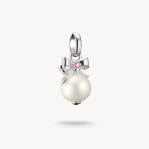 Thomas Sabo Charm Anhänger Perle mit Schleife