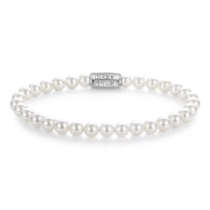 Rebel & Rose Armband Pearl Gem silver-coloured mit Perlen