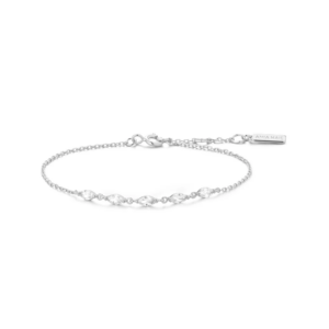 ANIA HAIE Silber Quintett Armband mit Marquise Steinen