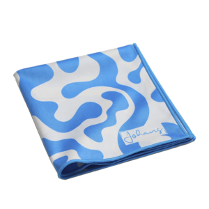 Johans Microfasertuch Blue Swirl