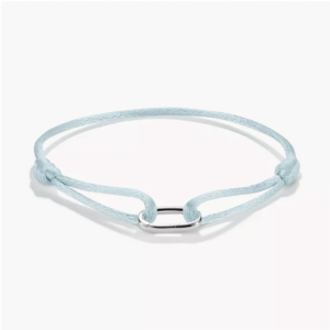 Thomas Sabo Textilarmband Türkis Connect Silber
