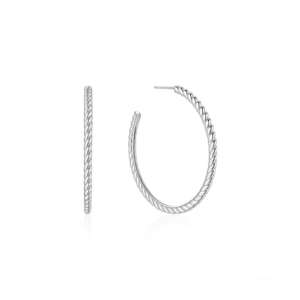 Ania Haie silberne twisted Ohrringe