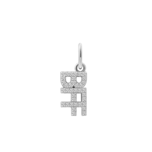 xenox BFF Charm 925/- Sterlingsilber, rhodiniert