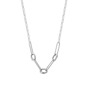 xenox CHARM TRIO Halskette 925/- Sterlingsilber, rhodiniert