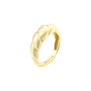 xenox SCULPTED Ring 925/- Sterlingsilber, 18k Vergoldung