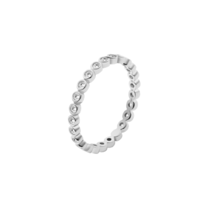 xenox LUNA Ring 925/- Sterlingsilber, rhodiniert