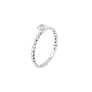 xenox CLARA Ring 925/- Sterlingsilber, rhodiniert