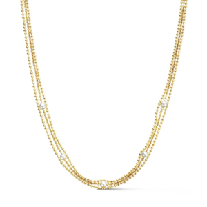 Spirit Icons Halskette Venus in gold mit Perlen