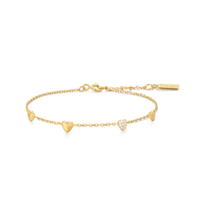 Ania Haie Armband in gold mit Herzen