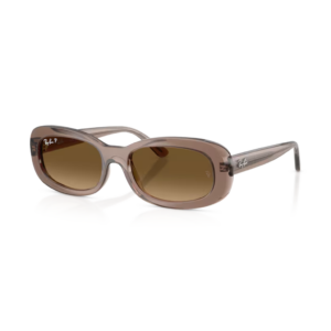 Ray Ban Sonnenbrillen in transparent braun ovale Form