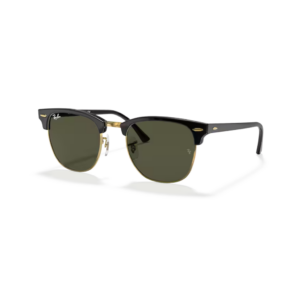 Ray Ban Sonnenbrille Clubmaster Classic in glänzendem Schildplatt auf Gold