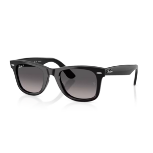 Ray Ban Wayfarer Sonnenbrille in glänzendem schwarz