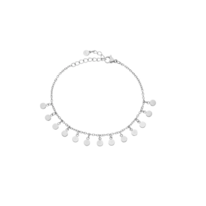 M&M PLÄTTCHEN ARMBAND FINE LINE | MODELL 444 in silber