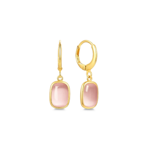 Silventi Ohrringe Blush Essence petite in gold rosa