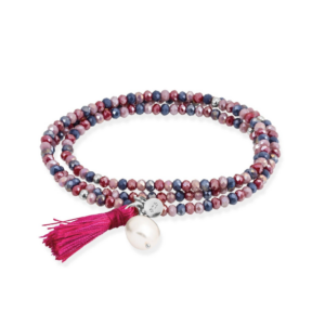Marina García Zen Armband Fucsia in rot blau