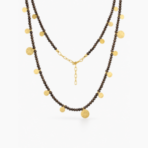 Lott. giovielli Halskette in gold schwarz Modell Maisie