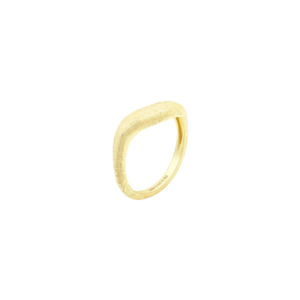XENOX Dusted Glow Ring in vergoldetem 925er Sterlingsilber