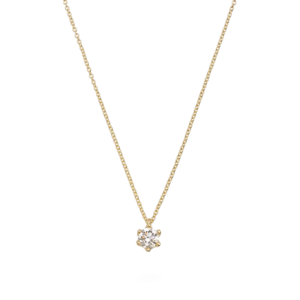 DIARA STUDIOS Halskette Krappe in 585er gelbgold mit Lab Grown Diamond