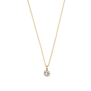 DIARA STUDIOS PURE ZARGE HALSKETTE in 585er gelbgold