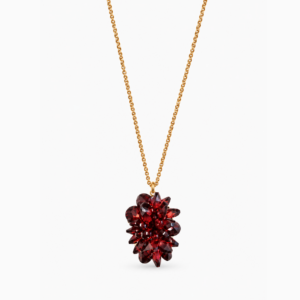 Lott. giovielli Halskette Sam in Bordeaux rot