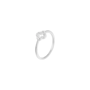 XENOX Ring Clover in 925er Sterlingsilber rhodiniert