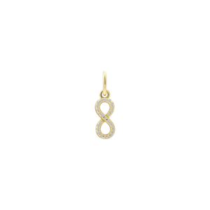 XENOX Charm Infinity in 925er Sterlingsilber vergoldet