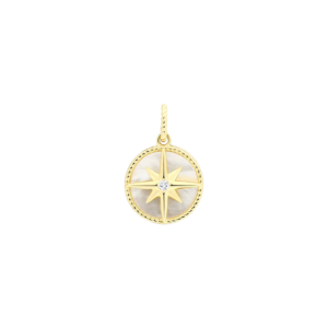 XENOX Star Charm ing 925er Sterlingsilber vergoldet