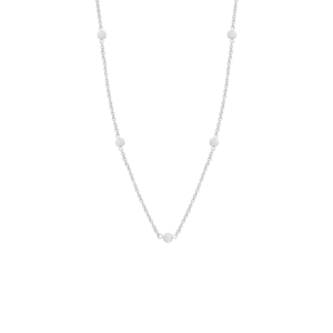 XENOX Halskette Dusted Glow in 925er Sterlingsilber rhodiniert